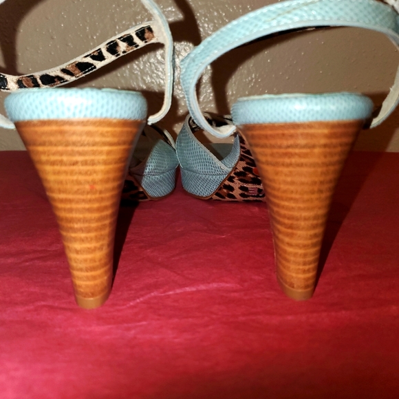 Warren Edwards Womens Open toe High Heeled Sandals 8.5 - Picture 7 of 12